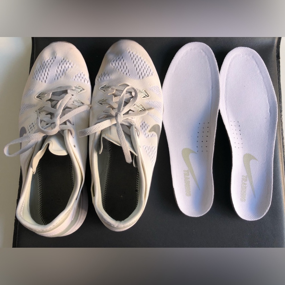Nike Free TR Fit 5 Running Shoes White Grey Women’s Size: US 9.5 EUR 41 - Picture 10 of 13